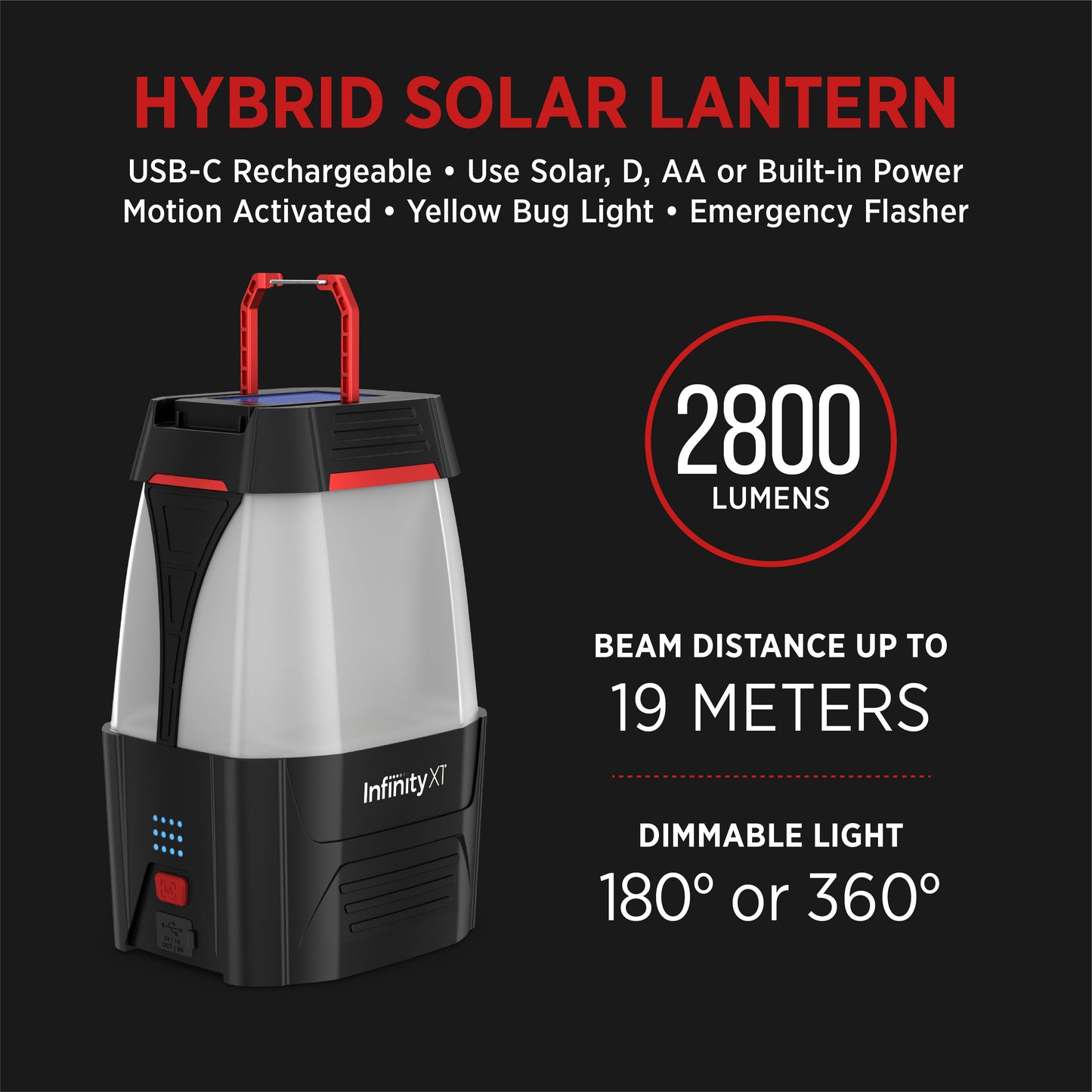 IX1 2800 L Hybrid Solar Lantern