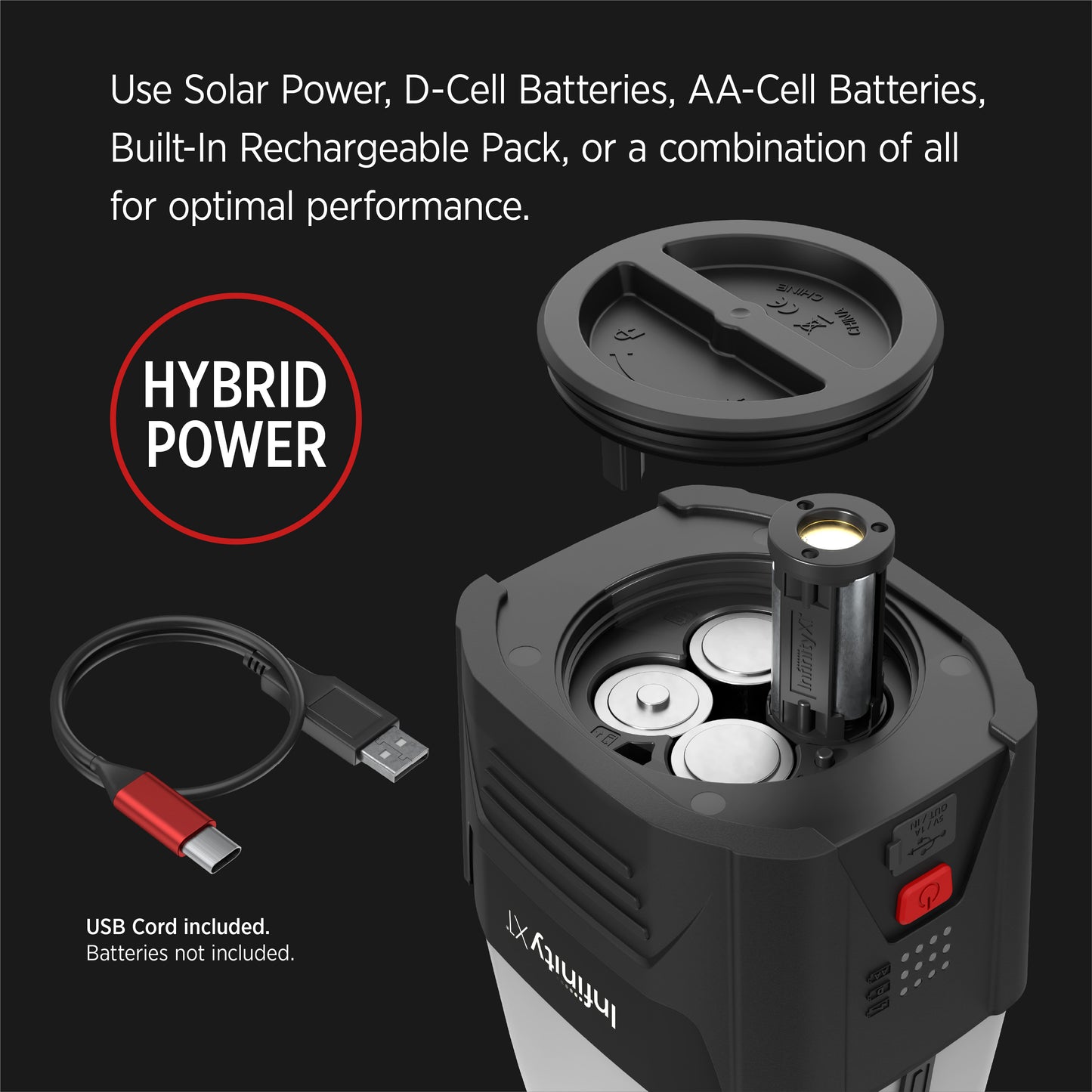 IX1 2800 L Hybrid Solar Lantern